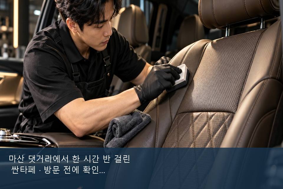 마산 댓거리에서 한 시간 반 걸린 싼타페 · 방문 전에 확인한 것